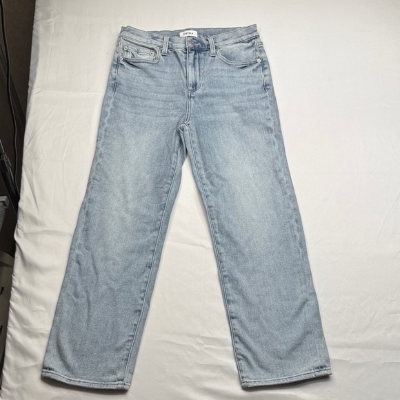 pistola Denim - pistola Pale Blue Straight Leg Jeans size 28 denim pants light wash stretchy